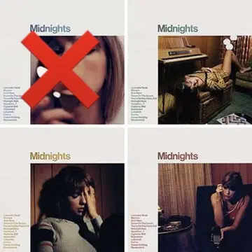 Taylor Swift Midnights CD 3개