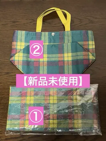 [ 새상품 ] 이세탄 오리지널 컴팩트 백 맥밀란 패턴 기타