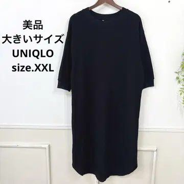 새상품급 빅 사이즈 UNIQLO 유니클로 와플 원피스