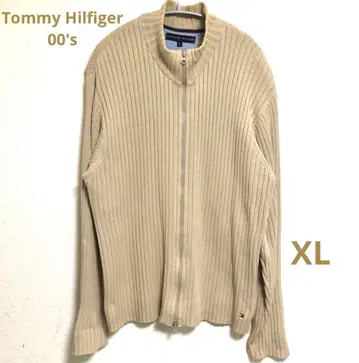 Tommy Hilfiger 드라이버즈 니트 가디건 베이지 XL