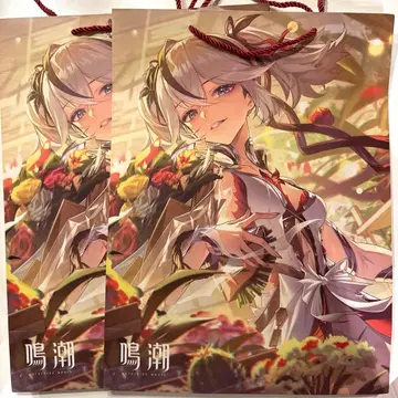 명조 아키하바라 UDX 한정판 츠바키로부터의 초대장 츠바키 쇼핑백