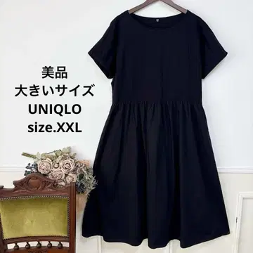 새상품급 빅 사이즈 UNIQLO 유니클로 블랙 원피스