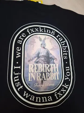 [구하기 어려움] 택 포함 Rebirth in Rabbit 티셔츠