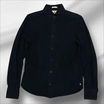 GUY ROVER 가이 로버 저지 스트레치 긴팔 셔츠 블랙 S