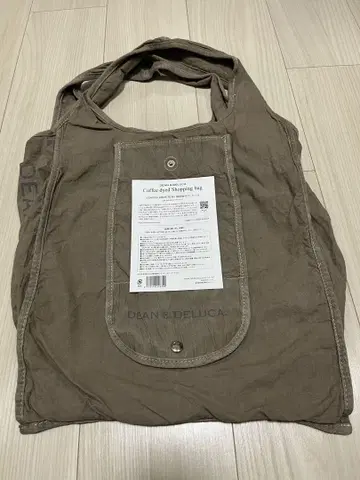 DEAN&DELUCA 커피 염색 쇼핑백 브라운