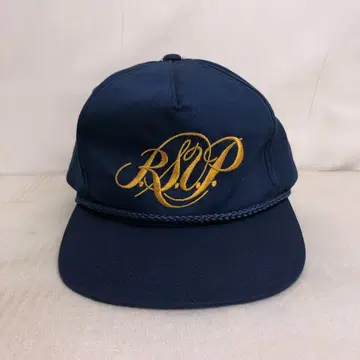 [ USA 구제 의류 ] R.S.V.P. 필기체 트래커 캡 빈티지 네이비