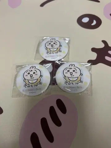 치이카와 (먼작귀) Chiikawa Baby 오넨네 캔뱃지 토끼 3개