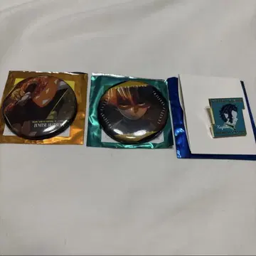 카이가쿠 젠이츠 등 캔뱃지 모노가타루 눈빛 캐릭터 모티브 핀즈