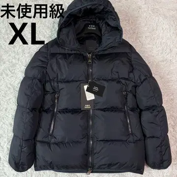 미사용급/LL 상당 타트라스 파에드 다운 자켓 두툼함 경량 네이비