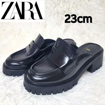 [컨디션 최상] ZARA 트랙 밑창 뮬 로퍼 36
