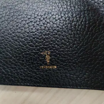 TRUSSARDI 가죽 카드 케이스 블랙