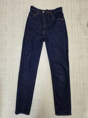 MOUSSY 다크 인디고 플레인 청바지 데님 23