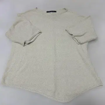 NOID. 비대칭 레이어드 시어 니트 PO