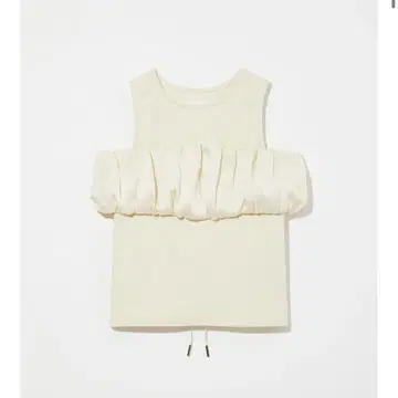 새상품 EAPHI MULTI SHOULDER PARTS RIB TOPS