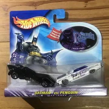 Hot Wheels 배트맨 vs 펭귄 미니카 세트