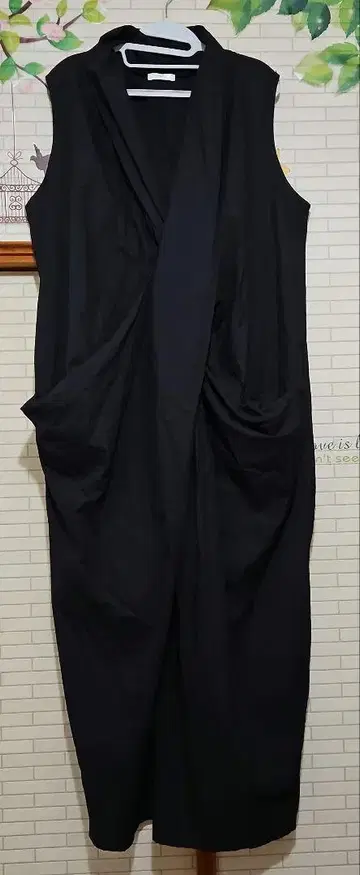시니피에 signifie 슬리브리스 롱 원피스 블랙