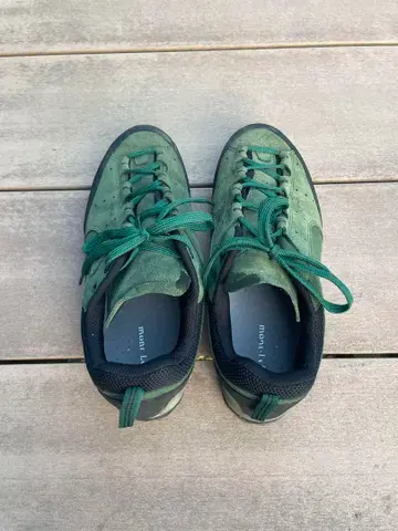 mont-bell 트레킹 슈즈 그린 25.5cm