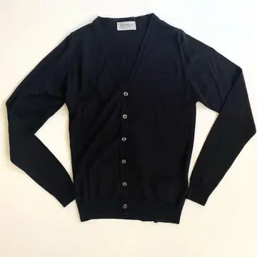 컨디션 최상 john smedley 가디건 S 블랙 울 니트