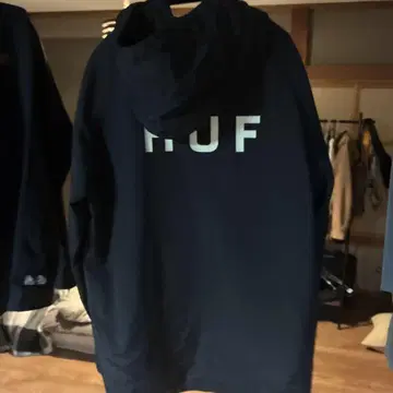 HUF 후드 집업 나일론 자켓