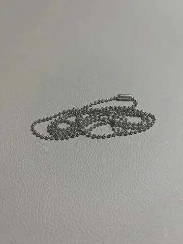 볼 체인 STERLING 미사용 75cm