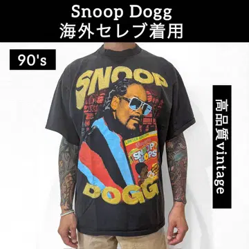 스눕 독 스모크 에브리데이 90s 그래픽 티셔츠 페이드