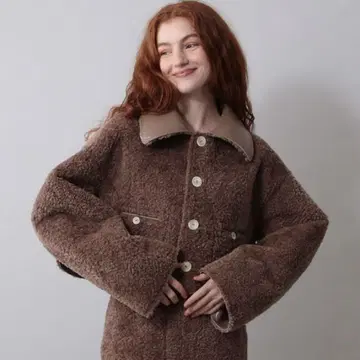 DEICY ME COUTURE 리버서블 자켓 코트 페이크 무스탕