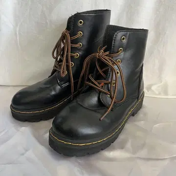 여성용 가죽 숏부츠 속기모 24.0cm