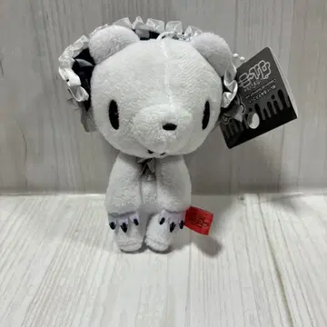 하자품 그루미 봉제 인형 마스코트 키링 보닛 화이트