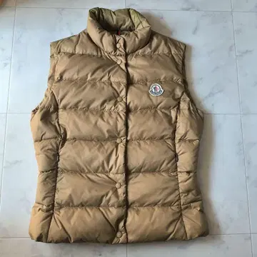 MONCLER 다운 베스트 사이즈 0 베이지