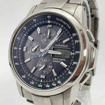 CASIO OCEANUS 손목시계 작동 양호 카시오 오시아나스 태키미터