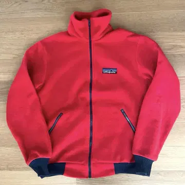 patagonia 플리스 자켓 레드 빈티지 80년대 빅 택