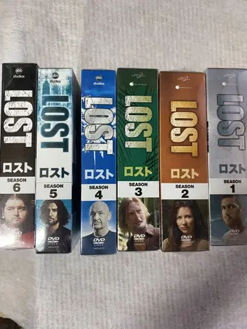 LOST DVD 전 시즌 (전 6개 중 4개 box 미개봉)