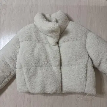 ZARA 아이보리 보아 자켓 USA S