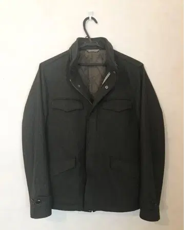 [ 2일 한정판 ] Paul Smith 울 혼방 짙은 녹색 코트