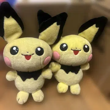 봉제 인형 포켓몬 TOMY 오샤베리 피츄 2체 세트 레트로