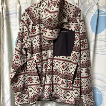 mont-bell 플리스 자켓 XL 기하학 패턴