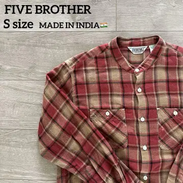 FIVE BROTHER 파이브브라더 플란넬 플란넬 셔츠 S 인도
