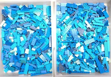 LEGO 1kg 믹스 컬러 아쿠아 블록 대량 세트