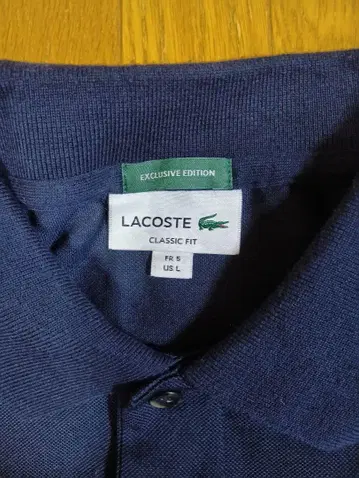 LACOSTE 라코스테 반팔 피케 셔츠 네이비 EXCLUSIVE