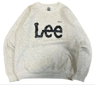 90s Lee USA제 프론트 로고 그레이 크루넥 맨투맨