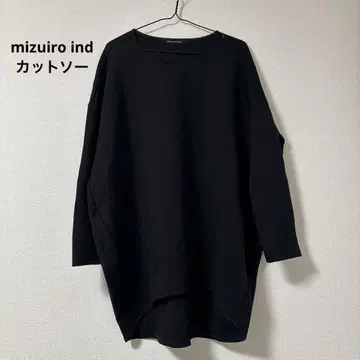 mizuiro ind 블랙 긴팔 상의