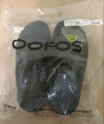 [ 새상품급 ] OOFOS OOahh M8/W10 블랙 우포스 우아