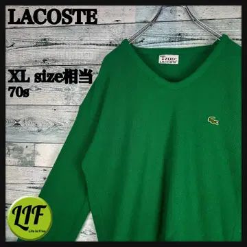 아이조드 라코스테 70s 자수 스웨터 니트 그린 XL 상당 5702
