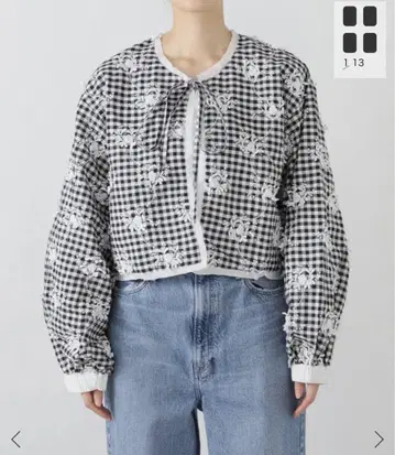 crinkle crinkle crinkle 3Dembroidery 볼레로