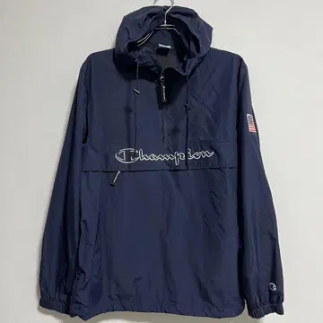 Champion 네이비 아노락 자켓
