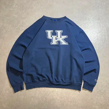 Champion 챔피온 맨투맨 네이비 블루 레어 컬러 구제 의류