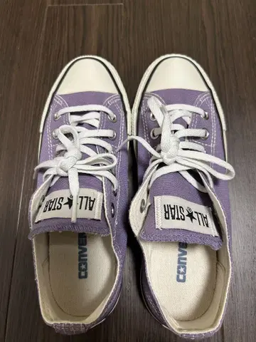 Converse All Star 퍼플 스니커즈 23.5cm