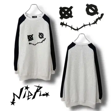 입체 프린트 UNISEX PULLOVER [ FACE ] NieR