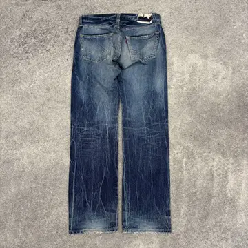 EDWIN 503 스트레이트 데님 30 x 32 히게 구김 아메카지