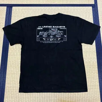 [ 04LimitedSazabys ] Plot-Tshirt 블랙 XL